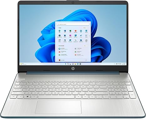 HP 15.6" HD Laptop 8GB RAM, 256GB SSD Corei5-1235U | 15-DY5885wm - Spruce Blue (A14MMUA)