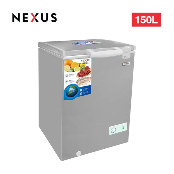 Nexus 150L Chest Freezer | NX-160HC SILVER - Image 3