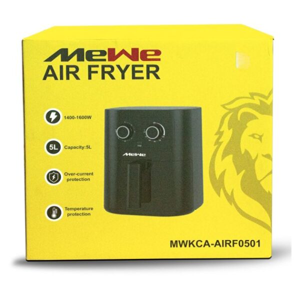 MeWe 5L Non-Stick Air-fryer | MWKCA-AIRF0501 - Image 2