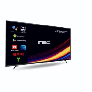 iTEC 43” Smart Led Full HD TV | USB, HDMI, Dolby Screen Resolution