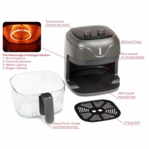 Qasa 5L Oil Less Air Fryer | QFY-550