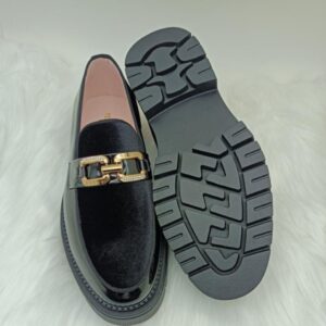 Black mens shoe