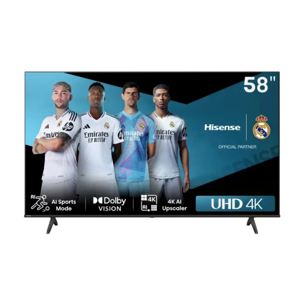 Hisense 58" UHD 4K Smart TV With Free Wall Bracket | TV 58A6N
