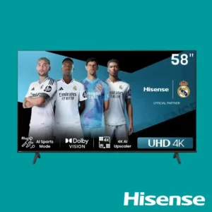 Hisense 58" UHD 4K Smart TV With Free Wall Bracket | TV 58A6N