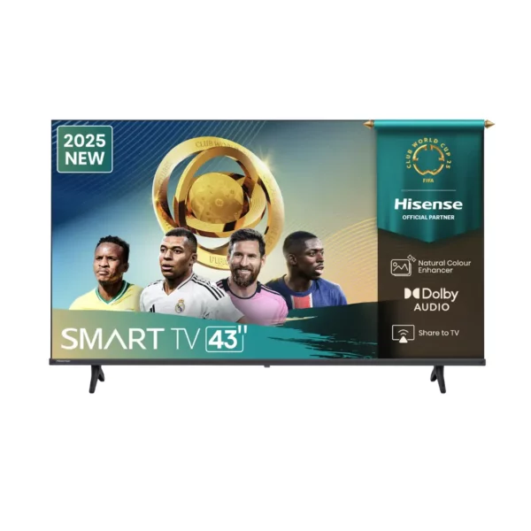 Hisense 43" HD Smart TV With Free Wall Bracket | TV 43 A4Q
