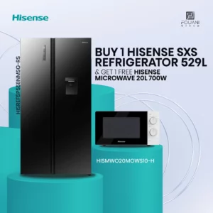 Hisense 529L Side by Side Refrigerator | REF 5P558NMSG
