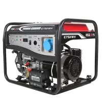 Maxi 9.3kVa Key Starter Generator with Wheels | 7.5kW EK75