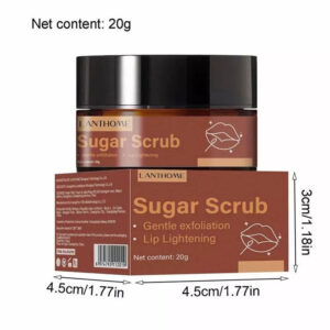 Sugar Lip Scrub - Gentle Lip Care Lip Exfoliator & Moisturizer - Exfoliating Lip Scrubber for Dry Lips