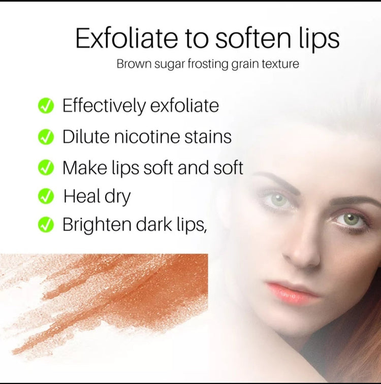 Sugar Lip Scrub - Gentle Lip Care Lip Exfoliator & Moisturizer - Exfoliating Lip Scrubber for Dry Lips - Image 5