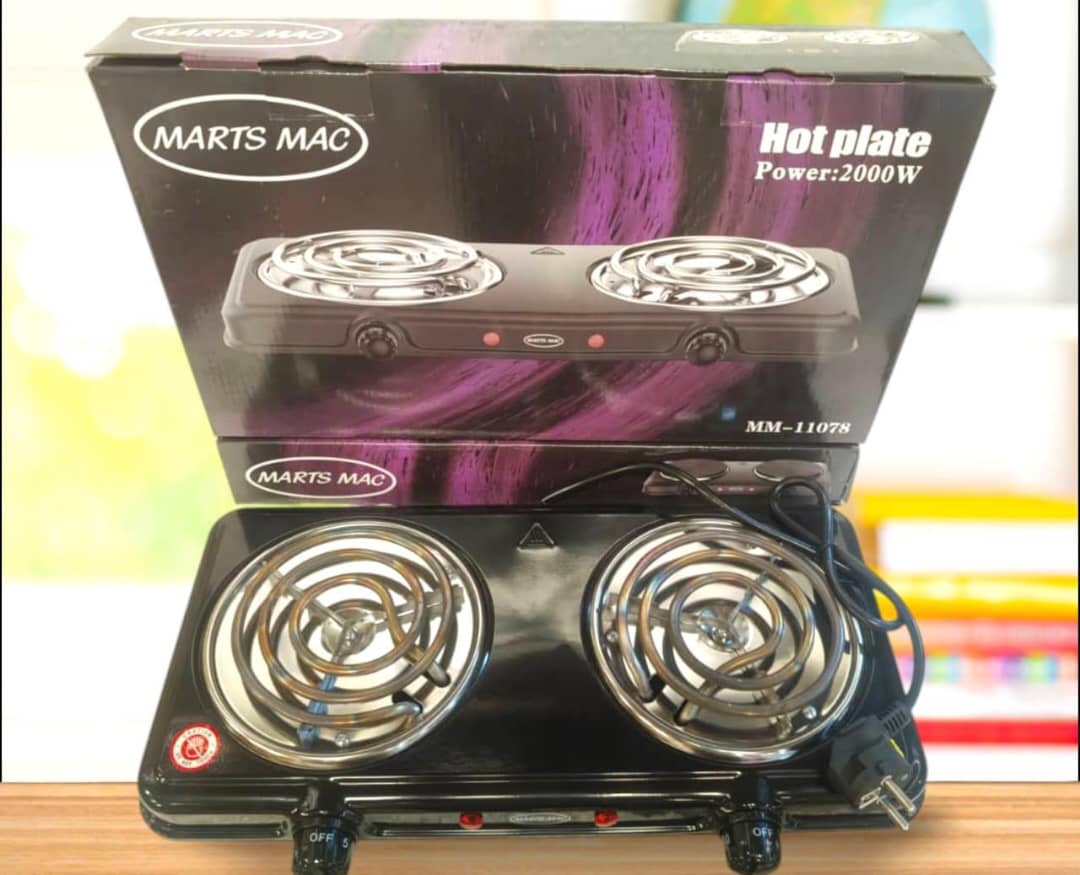 Double Burner Electric Ring Hotplate