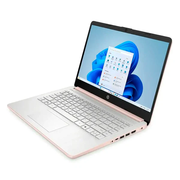 HP 14 Laptop 4GB RAM 128GB ROM Celeron 14-DQ6015DX Rose Gold B7FS4UA - Image 5