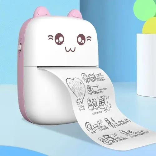 Mini Portable Bluetooth Printer - Thermal Printer - Image 2