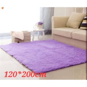 Flannel Center Rug (120 By 200cm) purple