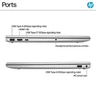 HP 15.6 Laptop 8GB RAM 512GB ROM Intel Corei5-1235U Processor 1.3GHz 15-FD0005DX  Silver A9PE6UA