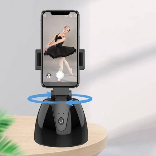 Auto Smart Shooting Selfie Stick 360 Degree Object Tracking Holder All_in_one Rotation Face Tracking Camera Phone Holder - Image 2