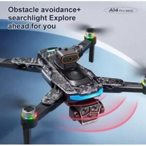 A14 PRO MAX XIAOMI MIJIA Drone Remote control with screen 5G WIFI Professional HD Aerial Photography Quadcopter Brushless droné with extra batteries