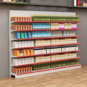 Modern Single Sided Supermarket Shelf