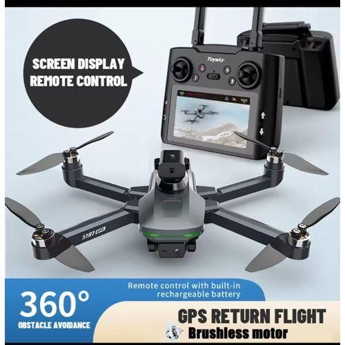 S197 GPS Drone With Screen Controlled Memory Card 8K HD Camera Obstacle Avoidance Aerial Brushless 5G Drone 6KM - Image 7