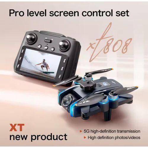 For Professionals XT808 Screen Display Drone 5G Optical Flow GPS Folding with 1.5km WIFI Transmission 8K HD Aerial Camera Quadcopter with Extra Batteries - Image 4