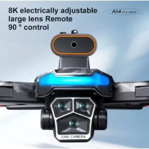 A14 PRO MAX XIAOMI MIJIA Drone Remote control with screen 5G WIFI Professional HD Aerial Photography Quadcopter Brushless droné with extra batteries