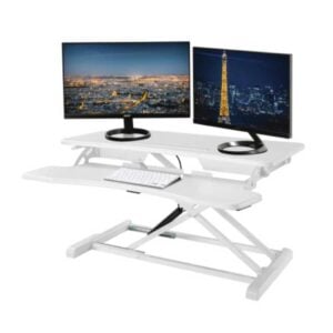Desk Converter Height Adjustable Sit To Stand Riser