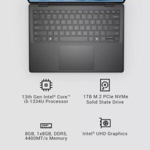 DELL Inspiron 14 5440 8GB RAM 512GB ROM D0F3W/i5440-5463BLK-PUS 14-inch INTEL CORE™ I5-1334U Processor CARBON BLACK WIN 11 HOME