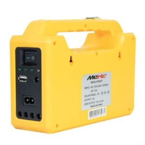 MeWe SOLAR LIGHT/BULB 6V4.5A Rechargeable Solar Kit With Speaker USB Output And 3 LED Bulbs | MWSLK-MS02Y