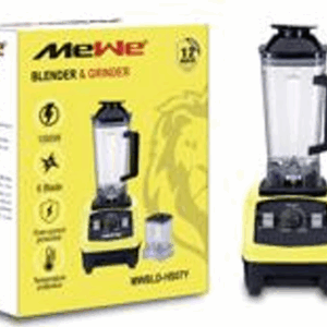Mewe 2L Blender 1000watts With Grinder Jar | MWBDR-HS07BK / MWBGM-HS07BK