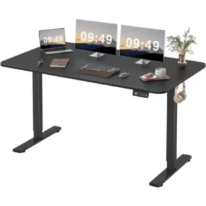 Office & Home Adjustable Table - 1.4m - Black