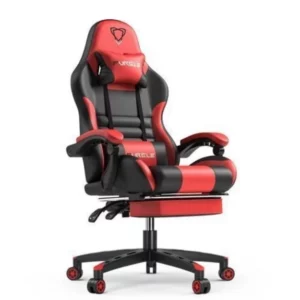 Pro Series Gaming Chair With Footrest - Red - 1pcs
