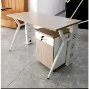 K1 Metal Office Table With Drawers