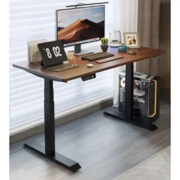Home/office Electrical Adjustment Desk - 1.4M - Brown Top