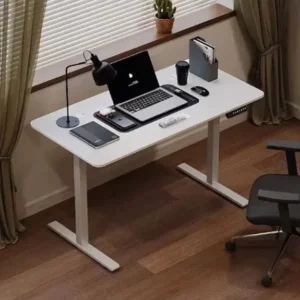 Modern Adjustable Electric Table - 1.2mtr - White