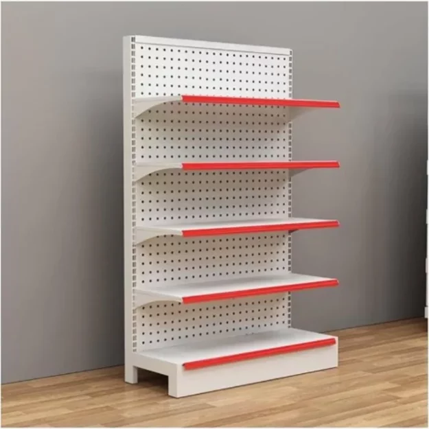 Modern Single Sided Supermarket Shelf