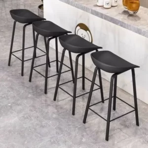 High Kitchen Island Design Bar Stools- Set Of 4
