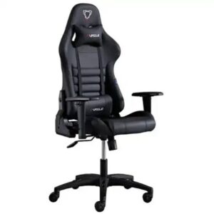 Furgle Ergonomic Gaming Chair With Footrest - Full Black
