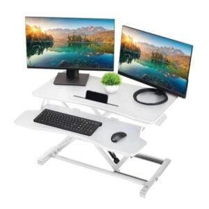 Desk Converter Height Adjustable Sit To Stand Riser