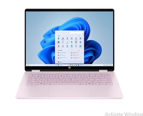 HP OmniBook 5 Flip 14 8GB RAM 512GB ROM 14th Gen Intel Core5 120U 1.4GHz Processor 14-fp0006nia (PAVILION 14 X360 REPLACEMENT) POWDER PINK Colour C1RC9EA