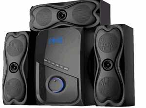 MeWe Audio System Speaker 90W 5.25 inches Subwoofer with Triple 3 inches Satellites 7379IC Sound Solution | MWAUD-MMS306