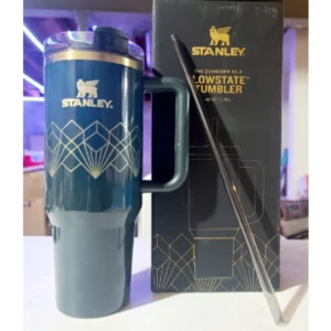 Stanley Quencher Flow-State Tumbler 40oz Nightfall Gloss Deco Stanley cup