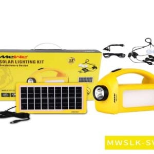 MeWe Solar Light/Bulb 6V 4000mAh Rechargeable System With 4W Panel 3 DC Bulbs And USB Output | MWSLK-SV12Y
