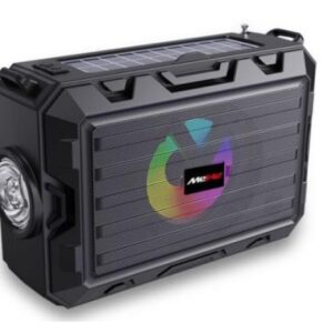 MeWe Audio Bluetooth Speaker Solar Charging With Torch Light TF/USB/AUX And 1200mAh Battery | MWAUD-BTS06Y