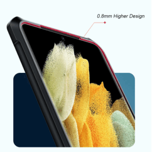 Xundd Transparent Case for Samsung Galaxy S21 FE with Magnetic Ring for Wireless Charging