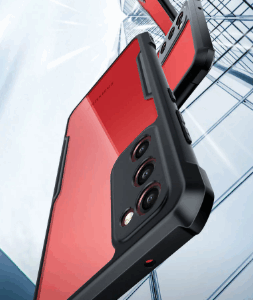 Xundd Transparent Case for Samsung Galaxy S23 FE with Magnetic Ring for Wireless Charging