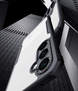 Xundd Transparent Case for Samsung Galaxy A55/A35/A25/A15 5G with Magnetic Ring for Wireless Charging