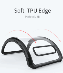 Xundd Transparent Case for Samsung Galaxy S10 Plus with Magnetic Ring for Wireless Charging