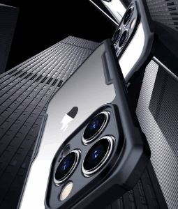 Xundd Transparent Case for iPhone 14 Pro Max with Magnetic Ring for Wireless Charging