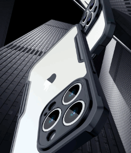 Xundd Transparent Case for iPhone 13 Pro Max with Magnetic Ring for Wireless Charging