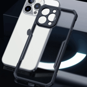 Xundd Transparent Case for iPhone 13 Pro Max with Magnetic Ring for Wireless Charging