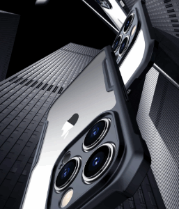 Xundd Transparent Case for iPhone 15 Pro Max with Magnetic Ring for Wireless Charging